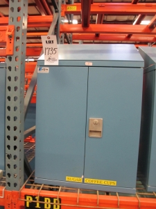 LISTA 1 SHELF LOCKER CABINET. LOADING & HANDLING $5-1735