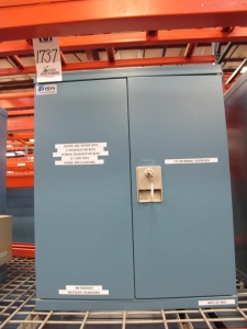 LISTA 1 SHELF LOCKER CABINET. LOADING & HANDLING $5-1737