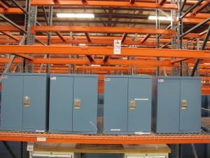 (4) LISTA LOCKER CABINETS WITH CONTENTS. LOADING & HANDLING $15-1748