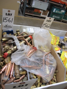 STANLEY VIDMAR 13 DRAWER CABINET WITH CONTENTS TO INCLUDE: PUMP FILTERS, GASKETS, BRASS ITEMS, PLUNGER. LOADING & HANDLING $15-1684