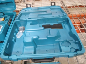 MAKITA DRILL SET TO INCLUDE: (1) DRIVER DRILL, MODEL NUMBER 6093D, 0-1100 RPM, (1) DRILL, MODEL NUMBER 6019D, (2) ADJUSTABLE TIP FLASHLIGHTS, MODEL ML702, (1) BATTERY CHARGER, MODEL NUMBER DC18RA, (1) FAST CHARGER DC9100. *BATTERIES NOT INCLUDED*-2060