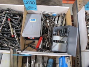 LOT TO INCLUDE: (2) DRILLBOX PARTIAL TAP DRILL SETS, HIGH SPEED STEEL DRILLS, VARIED SIZES-2070