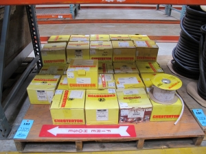 (44~) CHESTERTON MECHANICAL PACKING SPOOLS, VARYING SIZES 1/8" - 9/16"-2105