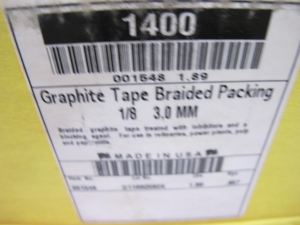 (44~) CHESTERTON MECHANICAL PACKING SPOOLS, VARYING SIZES 1/8" - 9/16"-2105