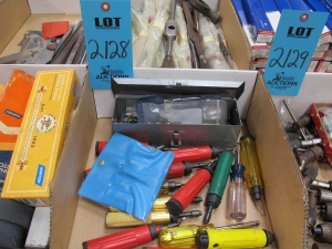 LOT TO INCLUDE: WIGGLER SET, DEBURRING TOOLS-2128