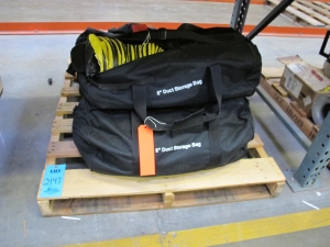 (4) 8" DUCT STORAGE DUFFLE BAGS WITH "ELEPHANT NOSE" DUCTING-2147