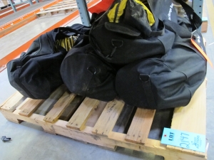 (4) 8" DUCT STORAGE DUFFLE BAGS WITH "ELEPHANT NOSE" DUCTING-2147