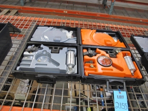 (2) SKF ADAPTOR BLOCK KITS, MODEL NUMBER 226402 *1 KIT MISSING GAUGE AND NUTS,BOLTS, AND FITTINGS*-2155