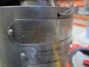 LOT TO INCLUDE: (2) CROSBY VALVE, MODEL JMB-WR-M, 2X2, 85 PSIG, (1 BOX) MISC. VALVE TOOLING AND FITTINGS, (2) ANDERSON GREENWOOD CROSBY VALVE, MODEL 972103M A, 1X1.5-2162