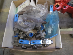 LOT TO INCLUDE: (2) CROSBY VALVE, MODEL JMB-WR-M, 2X2, 85 PSIG, (1 BOX) MISC. VALVE TOOLING AND FITTINGS, (2) ANDERSON GREENWOOD CROSBY VALVE, MODEL 972103M A, 1X1.5-2162