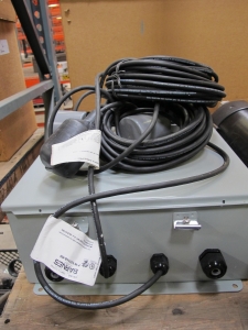 PROSSER STANDARD LINE SUBMERSIBLE DEWATERING PUMP "SUMP PUMP", WITH INSTRUCTION BOOKLET, FLOAT SWITCHES AND CONTROL BOX-2173