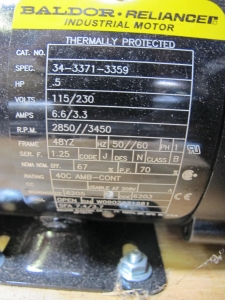 GENERAL ATOMICS ELECTRONIC SYSTEM PUMP, METAL BELLOWS, 3450 RPM, 50/60 HZ-2179