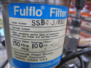 VARIAN SD-300 DUAL STAGE ROTARY VANE MECHANICAL VACUUM PUMP WITH FULFLO FILTER-2183