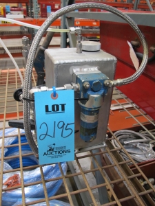 PUROLATOR TECHNOLOGIES HYDRAULIC TEST STAND WITH RESERVOIR AND FILTER, MODEL NUMBER PIN-003AF-VUONHN-2195