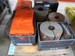 LOT TO INCLUDE: (2 CRATES) QUIK FREEZER CRYOGENIC FREEZE JACKETS, (3) CRYOGENIC FREEZE FITTINGS, QUIK FREEZER CRYOGENIC FREEZE SEAL KIT-2203