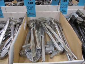 MISC. RIDGID PIPE BENDERS, VARIED SIZES-2219