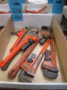 MISC. RIDGID PIPE WRENCHES: 12" OR SIMILAR-2238