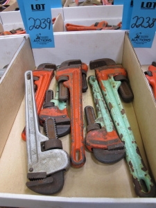 MISC. RIDGID PIPE WRENCHES: 14" OR SIMILAR-2239