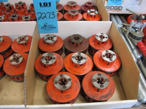 (8) MISC. RIDGID PIPE THREADING DIES, 1/4"-2273