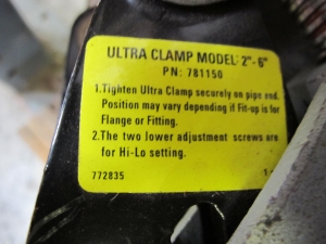 LOT TO INCLUDE: ROLLING CHAIN ASSEMBLIES, ULTRA CLAMP MODEL NUMBER 781150, 2"-6"-2275