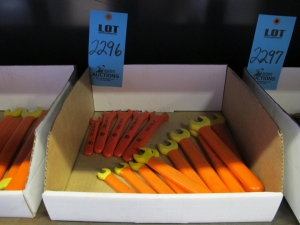 LOT TO INCLUDE WIHA AND CEMENTEX: INSULATED OPEN ENDED WRENCHES 3/8"-13/16"-2296