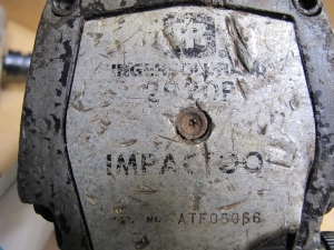 INGERSOLL RAND PNEUMATIC IMPACT DRIVER, MODEL NUMBER 2920P, 2/4"-2509