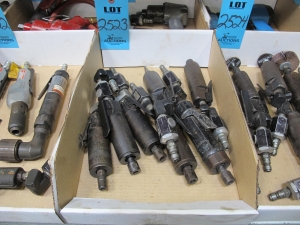 (6) STRAIGHT PNUEMATIC DIE GRINDERS-2523