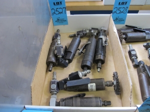 (6) STRAIGHT PNUEMATIC DIE GRINDERS-2527