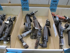 (4) ANGLED PNEUMATIC GRINDERS-2537