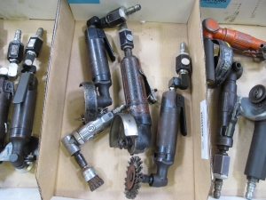 (4) ANGLED PNEUMATIC GRINDERS-2537