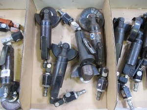 (4) ANGLED PNEUMATIC GRINDERS-2539