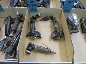 (3) ANGLED PNEUMATIC GRINDERS-2544