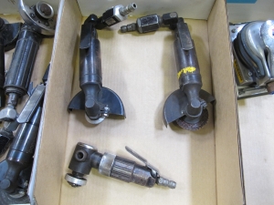 (3) ANGLED PNEUMATIC GRINDERS-2544
