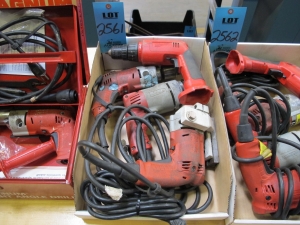 (4) MILWAUKEE ELECTRIC DRILLS-2561