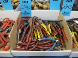 LOT TO INCLUDE: MISC. DYKES AND DIAGONAL CUTTERS-2342