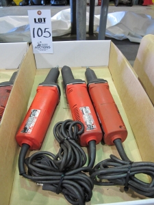 LOT (3) MILWAUKEE ELECTRIC DIE GRINDERS (T-10) LOADING & HANDLING FEE $10-105