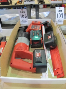 MILWAUKEE CORDLESS SAWZALL (T-10) LOADING & HANDLING FEE $10-106