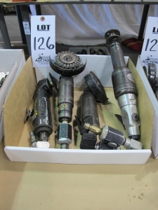 LOT (4) ASST'D PNEUMATIC GRINDERS (T-10) LOADING & HANDLING FEE $10-126