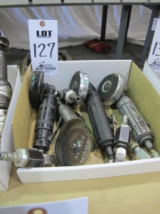 LOT (4) ASST'D PNEUMATIC GRINDERS (T-10) LOADING & HANDLING FEE $10-127