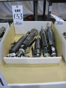 LOT (5) ASST'D PNEUMATIC DIE GRINDERS (T-10) LOADING & HANDLING FEE $10-133