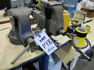 LOT (2) ASST'D BENCH VISES (T-10) LOADING & HANDLING FEE $10-148