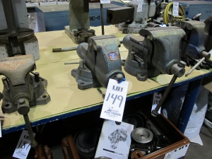 LOT (2) WILTON BENCH VISES (T-10) LOADING & HANDLING FEE $10-149