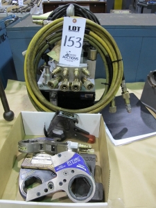 LOT HYDRAULIC UNIT W/ HYTORC WRENCHES (T-10) LOADING & HANDLING FEE $10-153