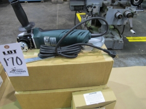 LOT (3) WEILER MODEL METABO ELECTRIC ANGLE GRINDERS (T-10) LOADING & HANDLING FEE $10-170