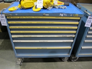 LISTA 7-DRAWER TOOL CABINET W/ CONTENTS (T-10) LOADING & HANDLING FEE $50-177