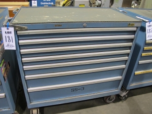 LISTA 7-DRAWER TOOL CABINET W/ CONTENTS (T-10) LOADING & HANDLING FEE $50-181