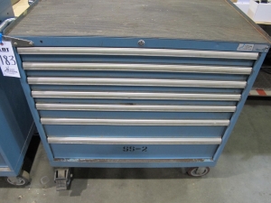 LISTA 7-DRAWER TOOL CABINET W/ CONTENTS (T-10) LOADING & HANDLING FEE $50-183