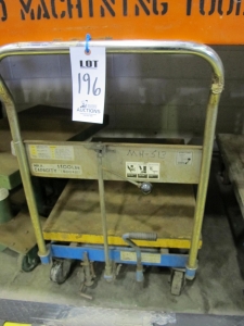DANDY SOUTHWORTH DIE CART 1100 LB MAX CAP (T-10) LOADING & HANDLING FEE $25-196