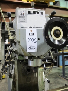 SOUTHBEND MODEL F2UE VERTICAL/HORIZONTAL KNEE MILL, 52" X 11" TABLE, S/N 5104029 (T-10) LOADING & HANDLING FEE $300-206