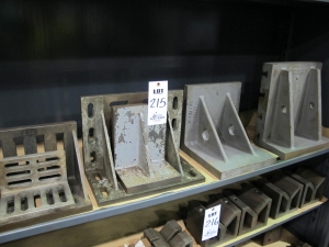 LOT (6) ASST'D ANGLE PLATES (T-10) LOADING & HANDLING FEE $25-215